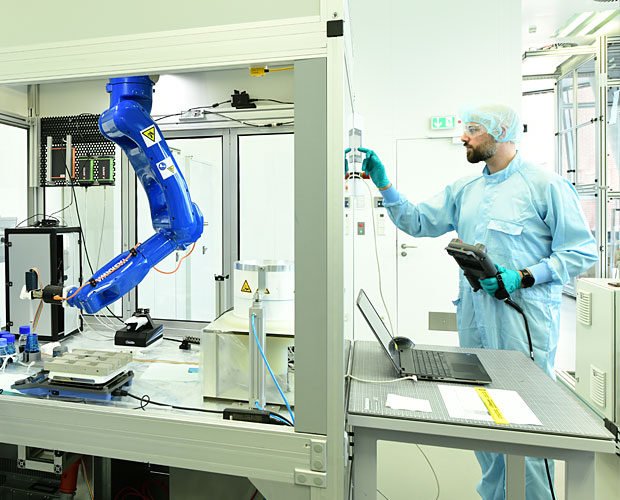Elektrochromic spin-coating / optical characterization